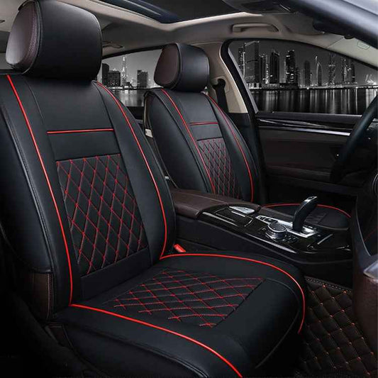 Car Leather Full Coverage Seat Cushion Cover, Standard Version, Only One Seat