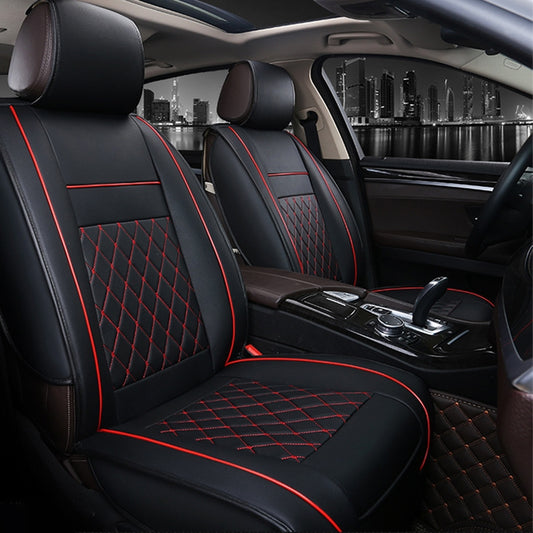 Car Leather Full Coverage Seat Cushion Cover, Standard Version, Only One Seat, Standard Version