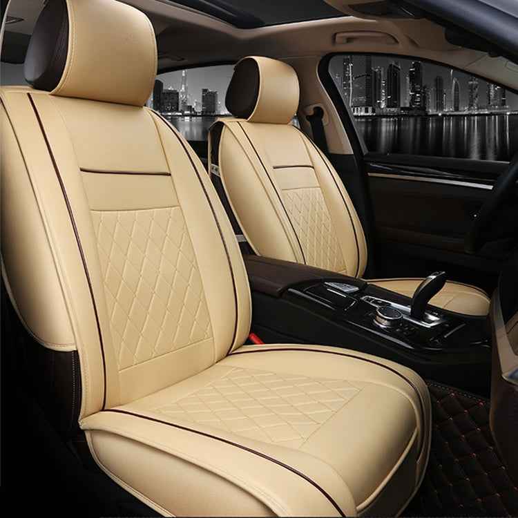 Car Leather Full Coverage Seat Cushion Cover, Standard Version, Only One Seat