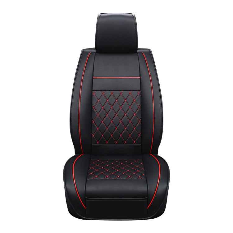 Car Leather Full Coverage Seat Cushion Cover, Luxury Version,Only One Front Seat