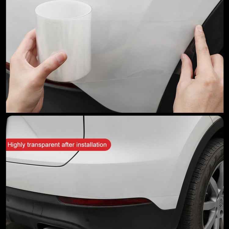 Universal Car Door Invisible Anti-collision Strip Protection Guards Trims Stickers Tape, Size: 10cm x 3m