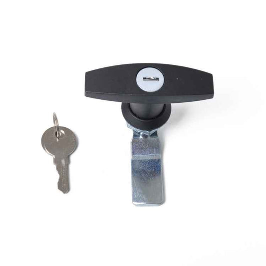 T Shape Handle Paddle Entry Door Latch & Keys Tool Box Lock for Trailer / Yacht / Truck