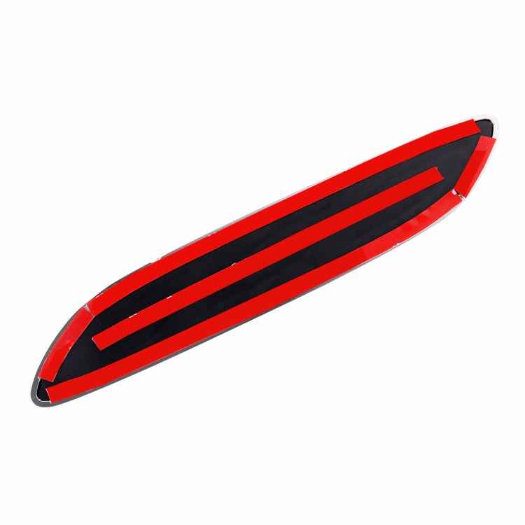 2PCS V-623 JDM Style Plastic Decorative Air Flow Intake Turbo Bonnet Hood Side Vent Cover With Self-adhesive Stick
