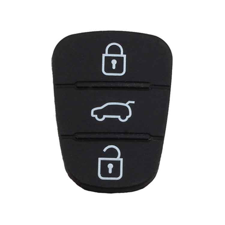Replacement 3 Buttons Silicone Pad for Hyundai / Kia Car Key Shell, without Battery, For Hyundai / Kia 3 Buttons