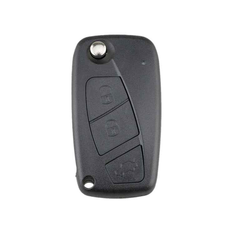 For FIAT Car Keys Replacement 3 Buttons Car Key Case with Side Battery Holder