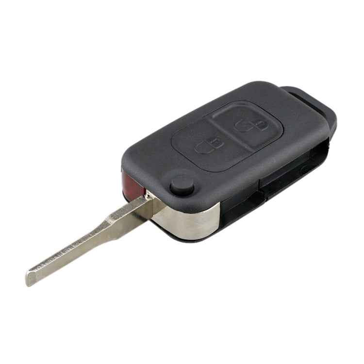 For Mercedes-Benz Car Keys Replacement 2 Buttons Car Key Case with Foldable Key Blade