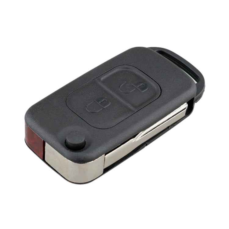 For Mercedes-Benz Car Keys Replacement 2 Buttons Car Key Case with Foldable Key Blade