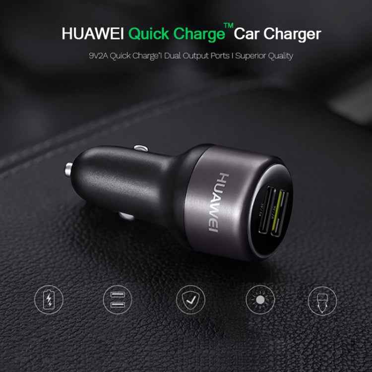 Original Huawei CP31 18W Max Dual USB Port Fast Charging Car Charger