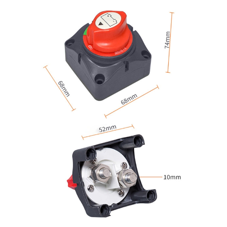 Car Auto RV Marine Boat Battery Selector Isolator Disconnect Rotary Switch Cut, A701-G