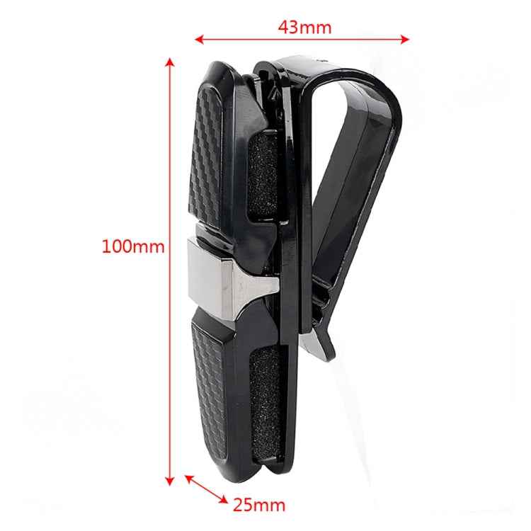 Vehicle Mounted Glasses Clip Car Eyeglass Bill Holder, Blister Package