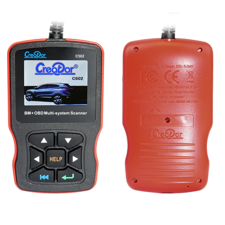 Creator C502 V7.6 Car OBD2 Multi-system Scanner Car Diagnostic Tool for Mercedes-Benz before 2016 All Models