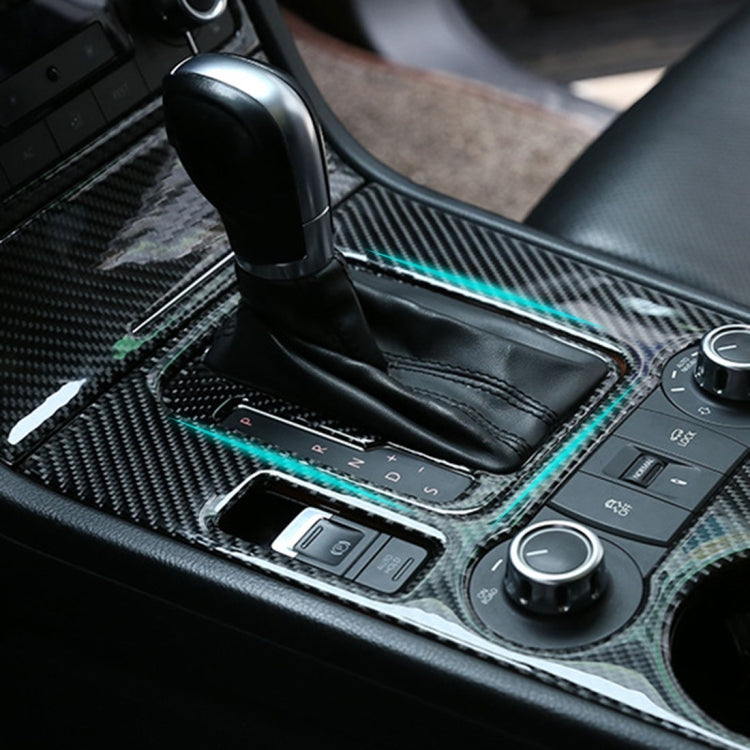 Car Carbon Fiber Gear Position Panel Decorative Sticker for Volkswagen Touareg