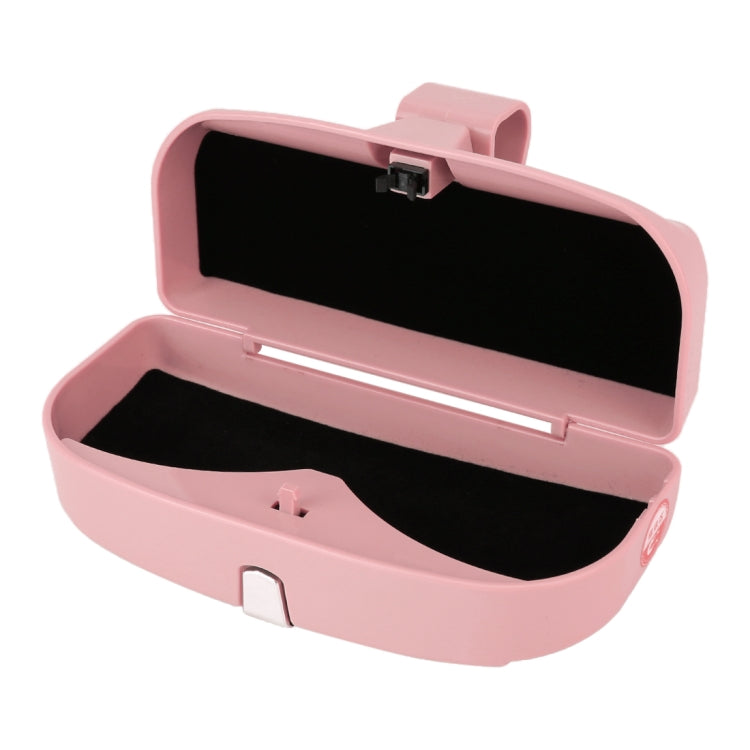 Car Multi-functional Glasses Case Sunglasses Box with Card Slot, Flat Style, Flat Style (Pink), Flat Style (Grey), Flat Style (Beige), Flat Style (Black)