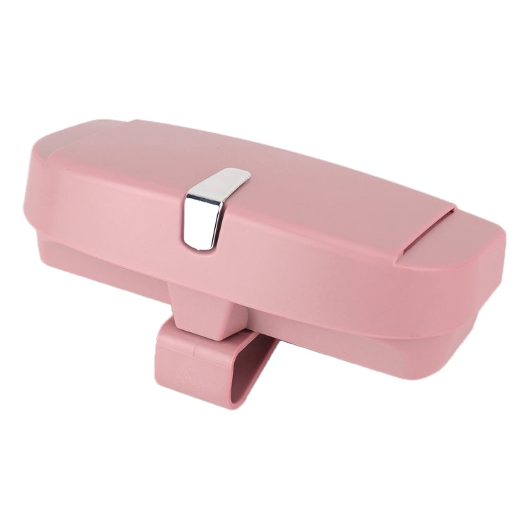 Car Multi-functional Glasses Case Sunglasses Box with Card Slot, Flat Style, Flat Style (Pink), Flat Style (Grey), Flat Style (Beige), Flat Style (Black)