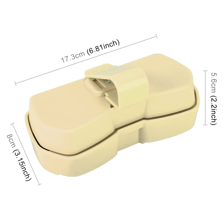 Car Multi-functional Glasses Case Sunglasses Storage Holder with Card Slot, Diamond Style