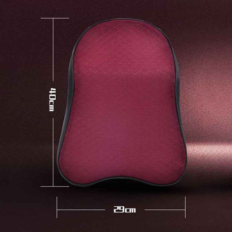 Four Seasons Breathable Memory Foam Car Neck Pillow Polyester Headrest