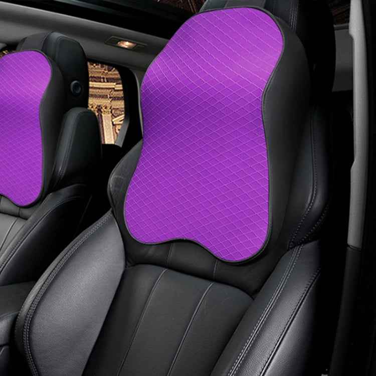 Four Seasons Breathable Memory Foam Car Neck Pillow Polyester Headrest