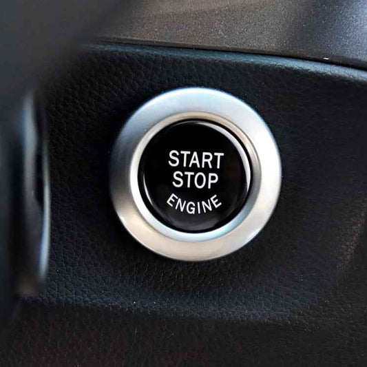 Car Engine Start Key Push Button Cover for BMW G / F Chassis,  without Start and Stop