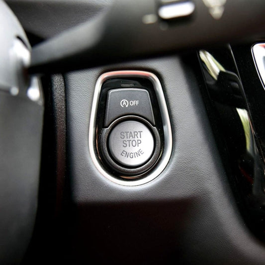 Car Engine Start Key Push Button Cover for BMW G / F Chassis,  with Start and Stop, For BMW G / F Chassis, with Start and Stop (Silver), For BMW G / F Chassis, with Start and Stop (Black), For BMW G / F Chassis, with Start and Stop (Blue)              ...