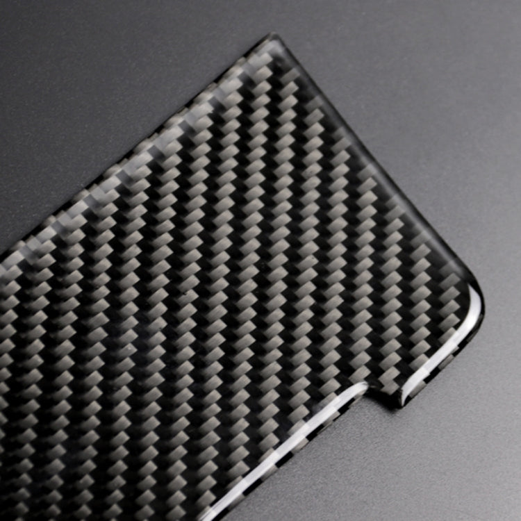 Car Carbon Fiber Storage Cigarette Lighter Panel Decorative Sticker for Audi 2010-2018 Q5 / 2009-2016 A4L / 2009-2016 A5