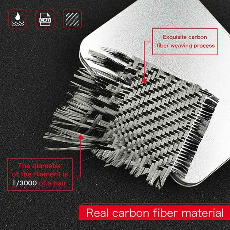 2 PCS Car Carbon Fiber Door Inner Handle Outer Frame Decorative Sticker for Mazda Axela 2014 / 2017-2018