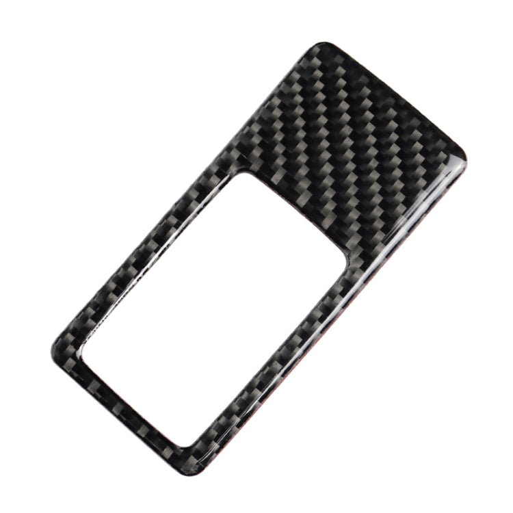 Car Carbon Fiber Headlight Adjustment Frame Decorative Sticker for Mazda Axela 2014 / 2017-2018, Left Drive