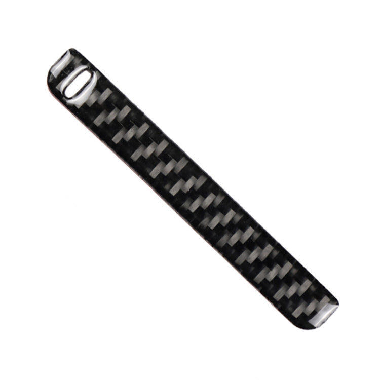 Car Carbon Fiber Storage Box Groove Decorative Sticker for Toyota Eighth Generation Camry 2018-2019, Left Drive