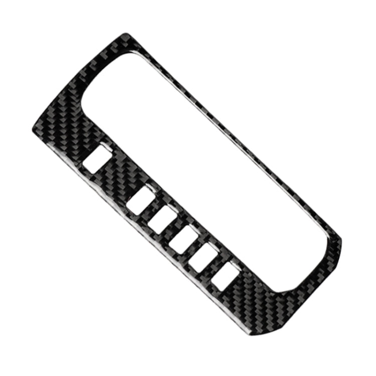 Car Carbon Fiber Gear Position Button Frame Decorative Sticker for Honda Tenth Generation Civic 2016-2019, Left Drive
