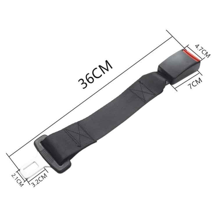 Universal Car Seat Belt Extension Strap, Length: 36cm