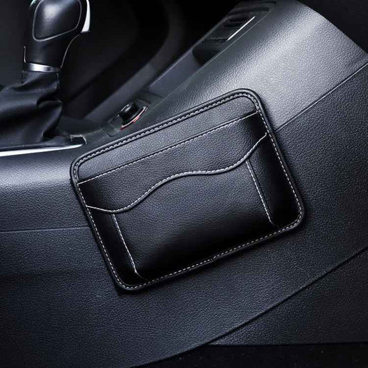 Paste Car Storage Bag Car Seat Quilting Storage Bag Instrument Panel Hanging Bag (Five-pointed Star)