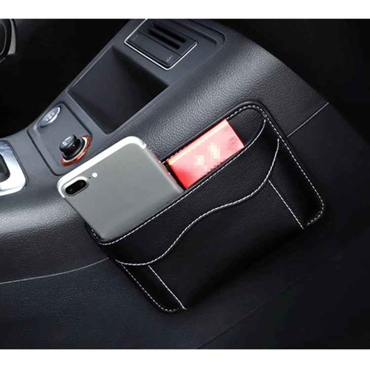 Paste Car Storage Bag Car Seat Quilting Storage Bag Instrument Panel Hanging Bag (Five-pointed Star)