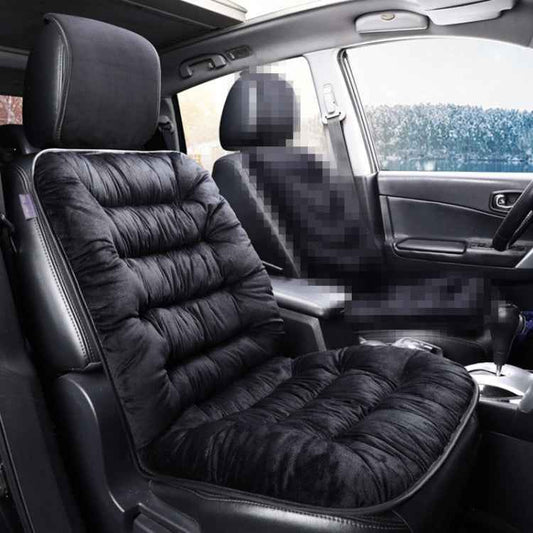 Car Thick Plush Seat Cushion Warmer Cover Winter Seat Mat