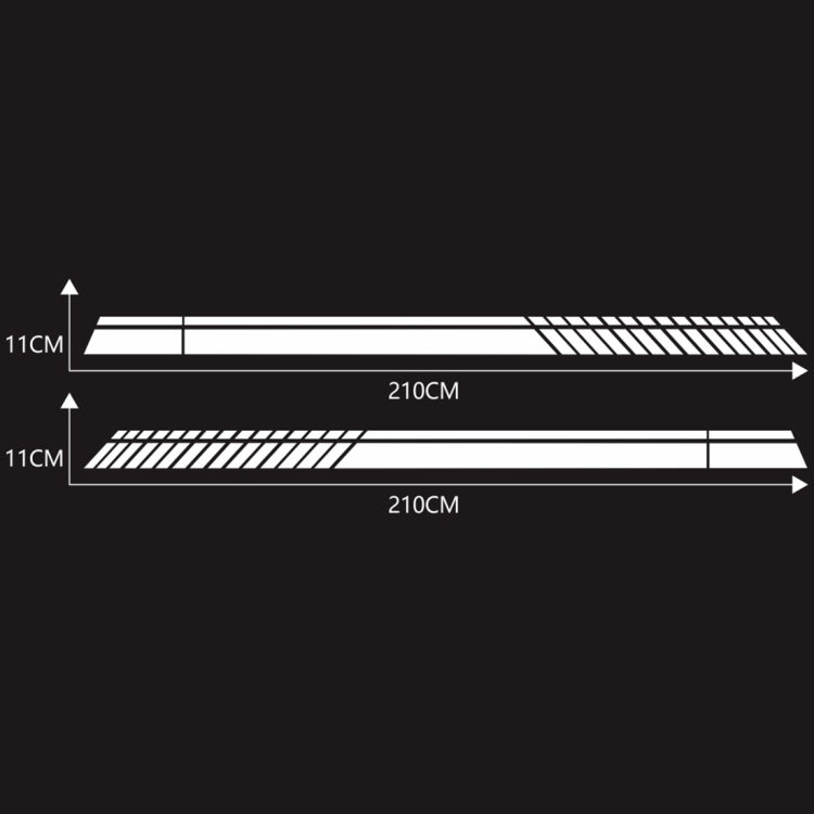 Car Styling Stripe PVC Sticker Auto Decorative Sticker