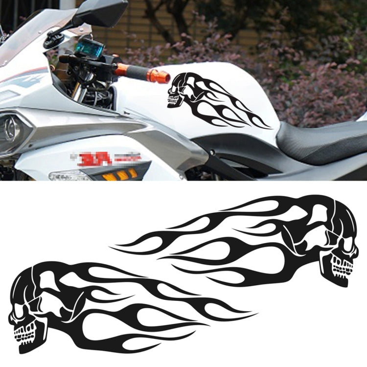 Motorcycle Styling Skull Head PVC Sticker Auto Decorative Sticker, D-712