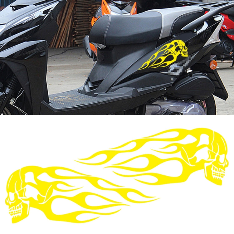 Motorcycle Styling Skull Head PVC Sticker Auto Decorative Sticker, D-712