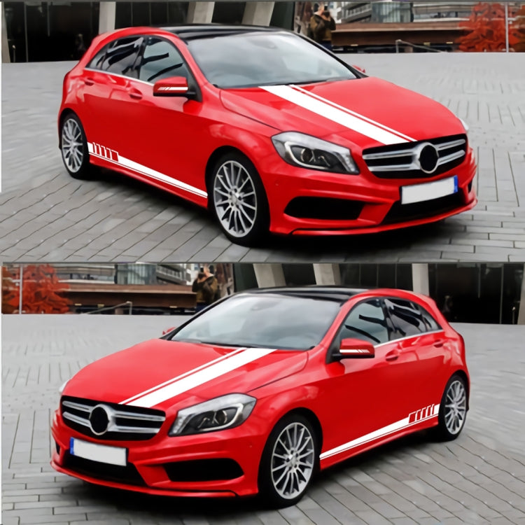 5 in 1 Car Styling Stripe Hood PVC Sticker Auto Decorative Sticker, D-935