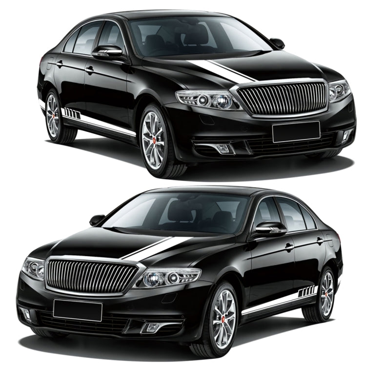 5 in 1 Car Styling Stripe Hood PVC Sticker Auto Decorative Sticker, D-935