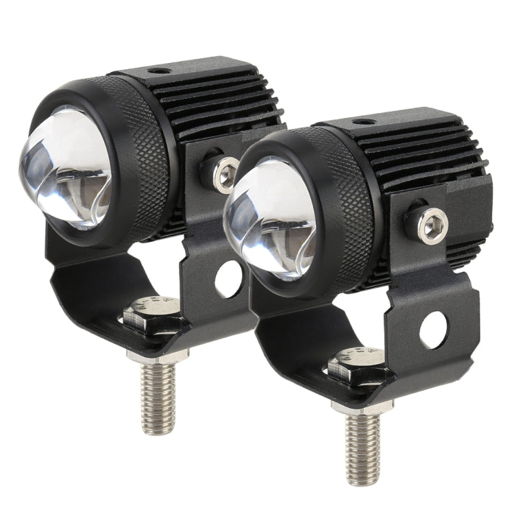 2 PCS DC9-36V / 20W / 6000K / 3000K / 2000LM Motorcycles Double Color Headlights / Fog Light, 20W