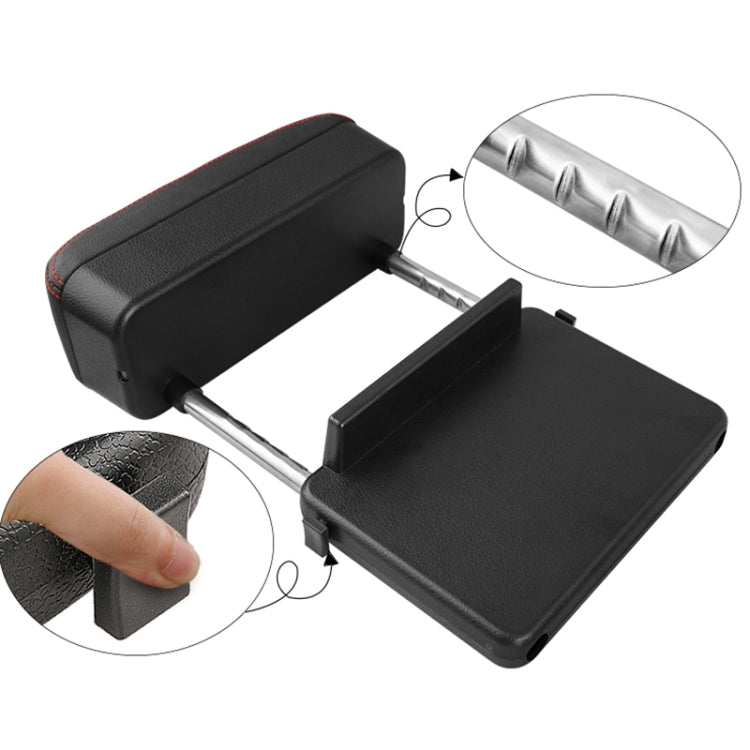Universal Car PU Leather Wrapped Armrest Box Cushion Car Armrest Box Mat with Storage Box, 1pc(Beige), 1pc(Brown), 1pc(Black), 1pc (Black Red), 1pc(Black White), 1pc(Grey)