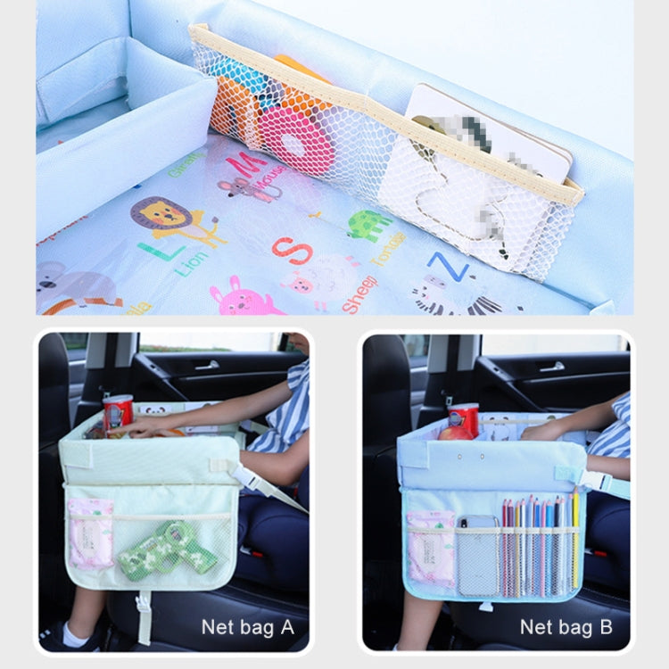 Children Waterproof Dining Table Toy Organizer Baby Safety Tray Tourist Painting Holder  (Pink Food), CRP0968A, CRP0968B, CRP0968C, CRP0968D, CRP0968E, CRP0968F
