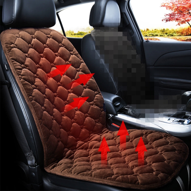 Car 24V Front Seat Heater Cushion Warmer Cover Winter Heated Warm, Single Seat
