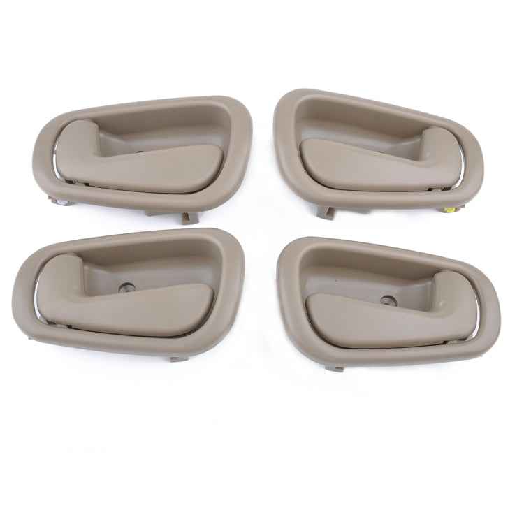 4 PCS Car Inner Door Handles 69205-02050 / 69206-02050 for Toyota Corolla 1998-2002