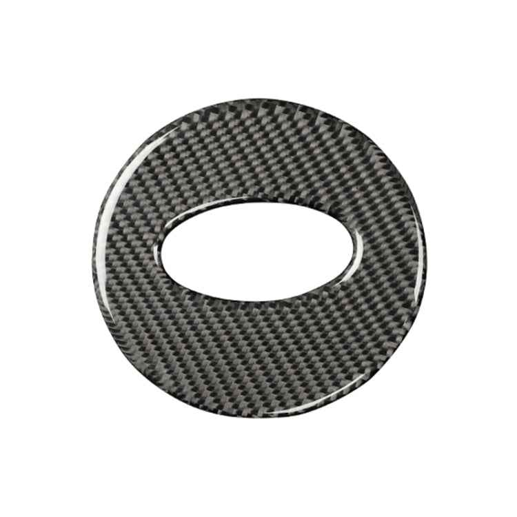 Car Carbon Fiber Steering Wheel Decorative Sticker for Subaru Forester 2016-2018, Left and Right Drive Universal