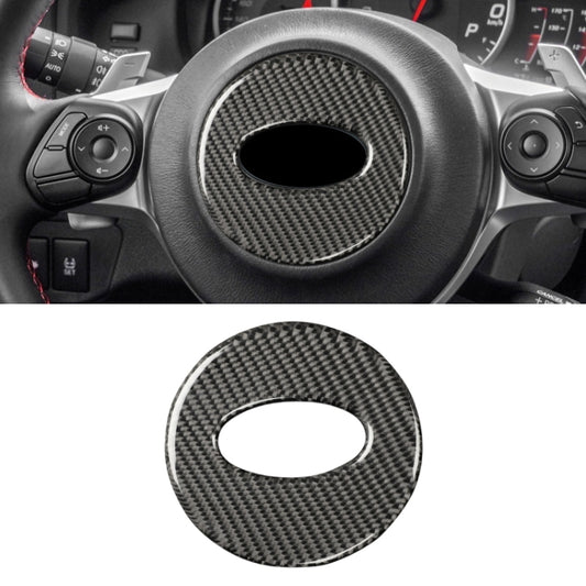 Car Carbon Fiber Steering Wheel Decorative Sticker for Subaru Forester 2016-2018, Left and Right Drive Universal, Steering Wheel, Steering Wheel Red
