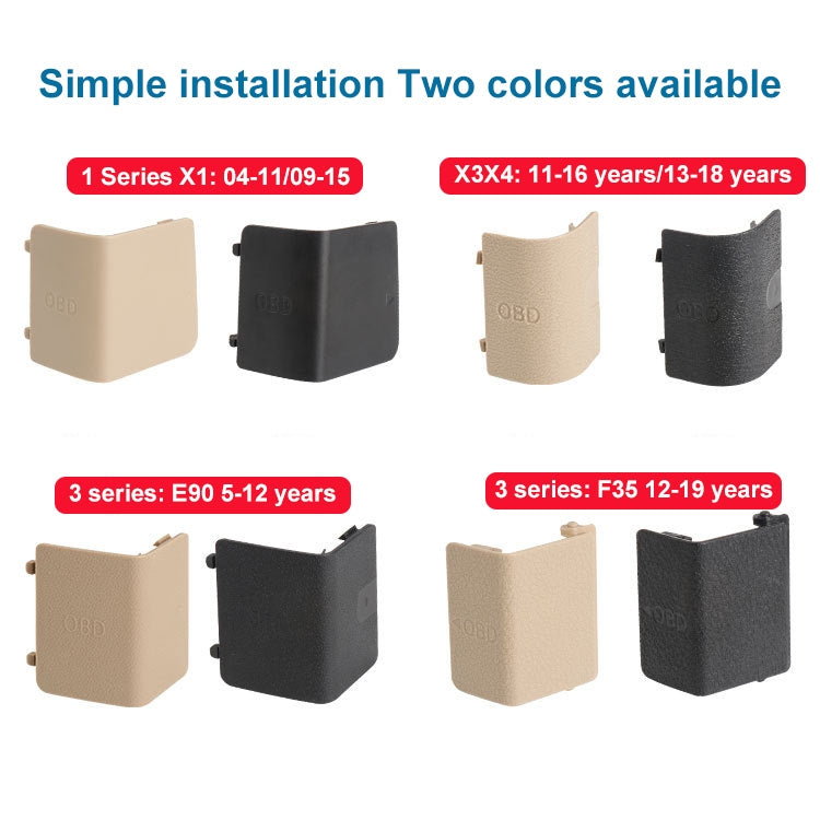 Car Diagnostic Plug Cover OBD Panel Decorative Cover 51437147538 for BMW E90 2005-2012