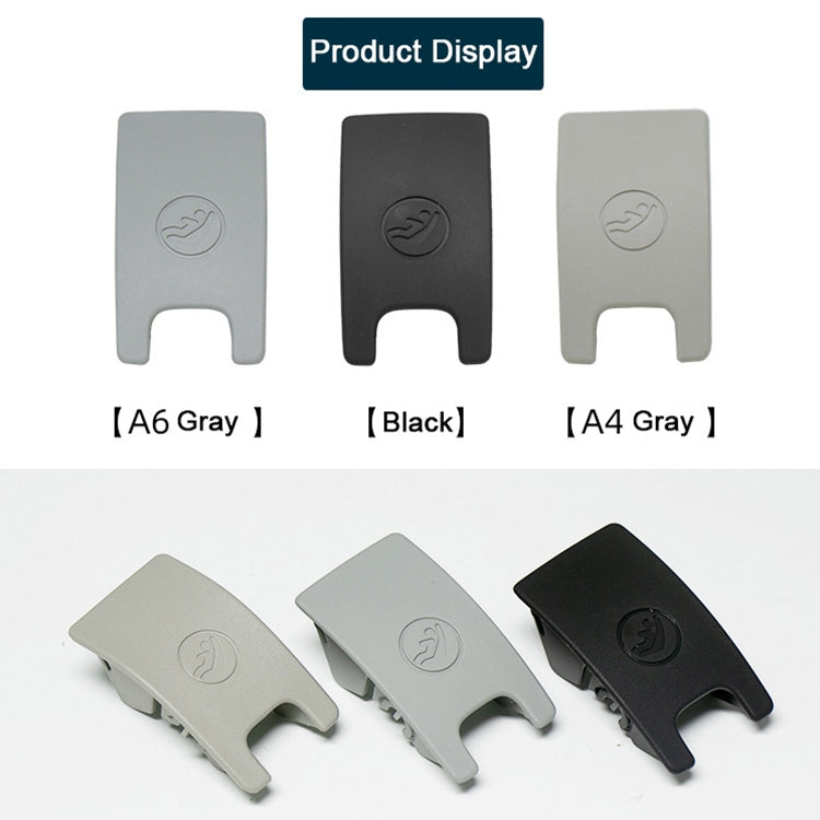 Car Rear Children Seat Isofix Cover for Audi A4 2009-2016, For Audi A4 2009-2016 (Black), For Audi A4 2009-2016 (Grey)