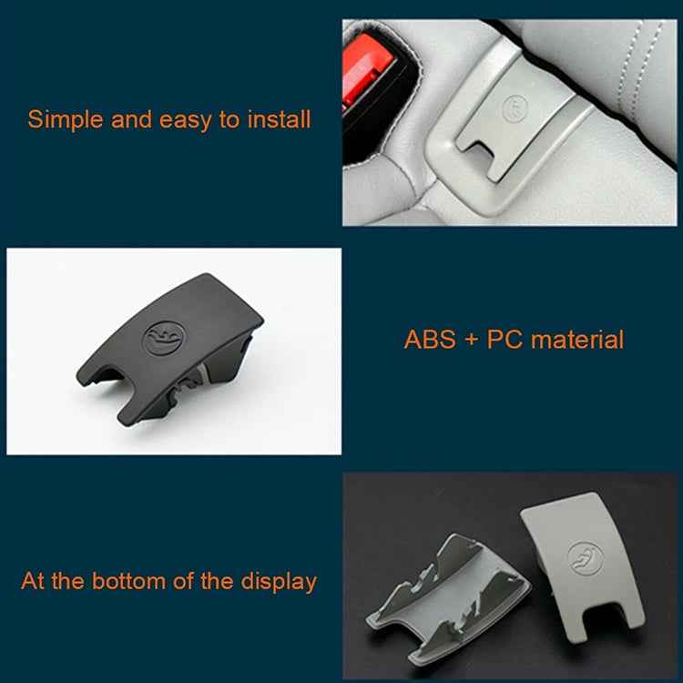 Car Rear Children Seat Isofix Cover for Audi A4 2009-2016
