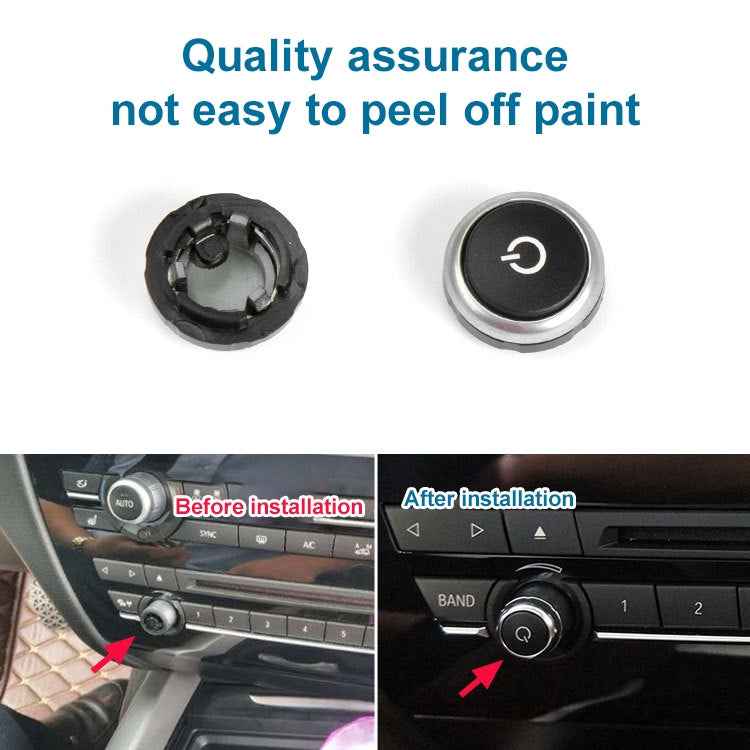 Car Radio Switch Button CD Player Volume Knob 64119350272 for BMW F15
