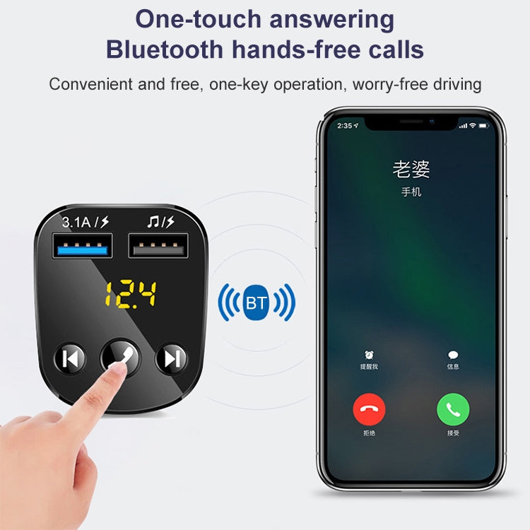 362 Car Multi-functional Smart MP3 Player Bluetooth Hands-free Receiver, 362