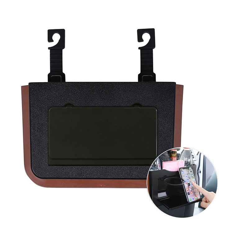 929 Car Foldable Hanging Trash Can Storage Bin with Small Table